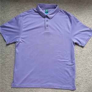 Pro Tour Cool Play Golf Polo Shirt Mens XL Lavender Performance Athletic